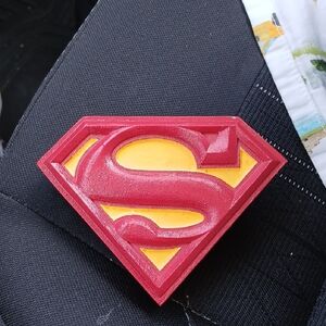 DC Comics Red and Yellow Superman Shield Wall Accent
